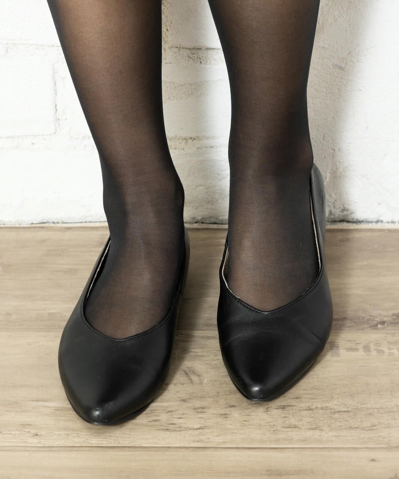 リーガル　F32N ポインテッドトゥカッターパンプス