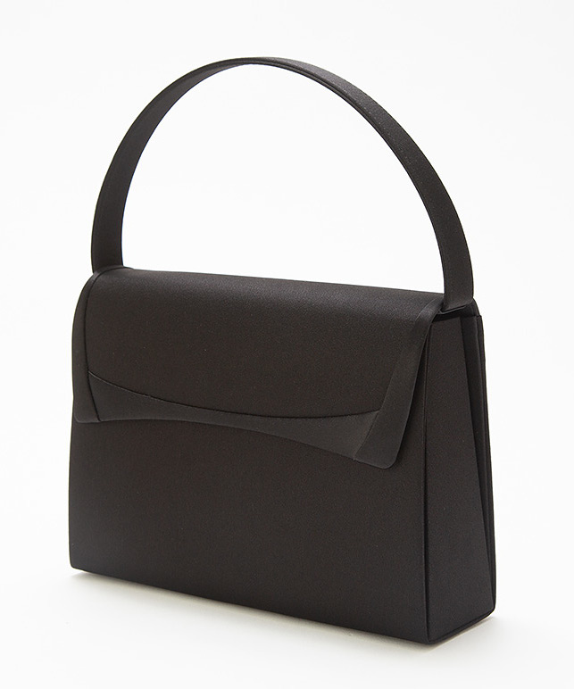 サブバッグ付サテンデザインバッグ