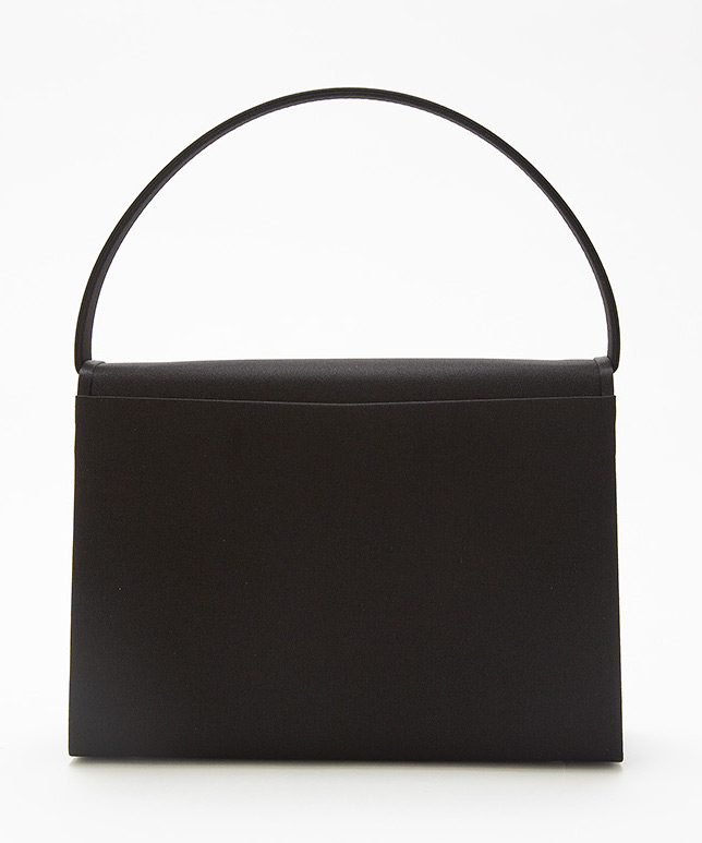 サブバッグ付サテンデザインバッグ