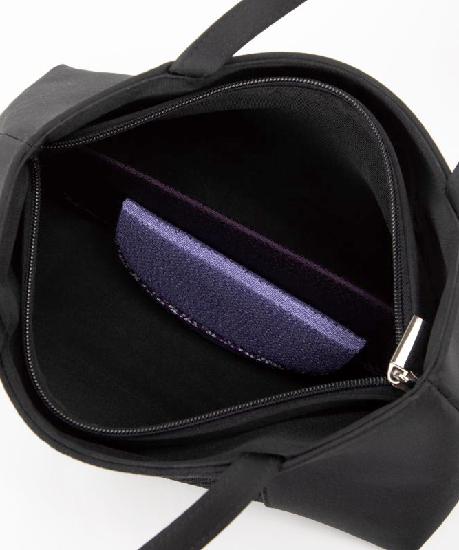 レース切替ブラックフォーマルミニトートバッグ