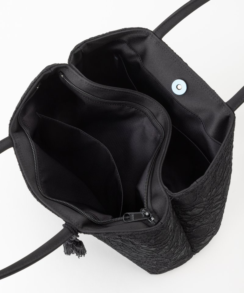 岩佐 タッセル付コードレースハンドバッグ 岩佐 タッセル付コードレースハンドバッグ