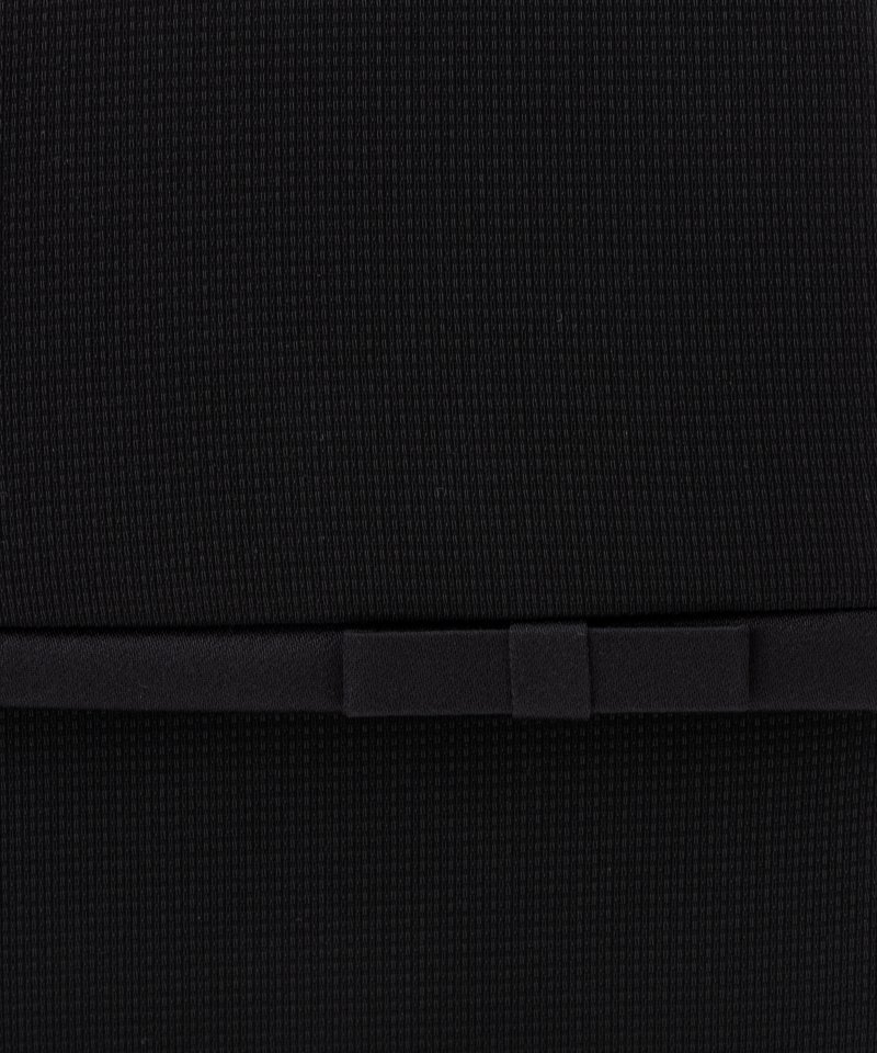 エメ　サイドリボンアシンメトリーフラップバッグ