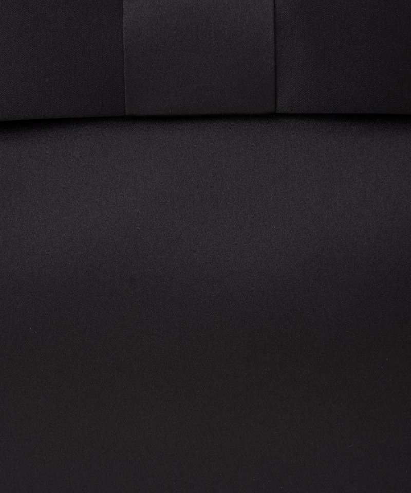 平リボンモチーフブラックフォーマルバッグ