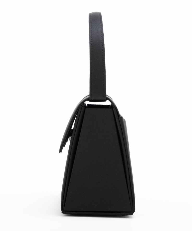 エメ　格子デザインフラップバッグ