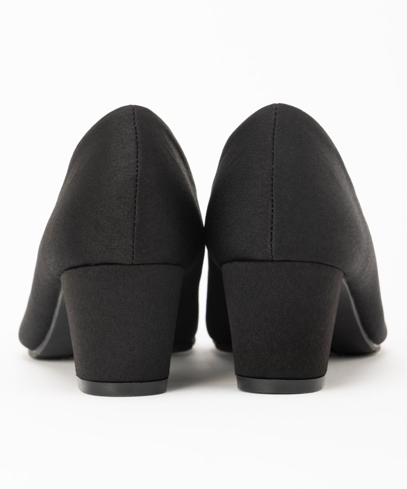 【甲浅】ラウンドトゥ5cmヒールパンプス/23.5(3E) 【甲浅】ラウンドトゥ5cmヒールパンプス/23.5(3E)