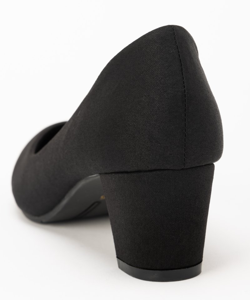 【甲浅】ラウンドトゥ5cmヒールパンプス/23.5(3E) 【甲浅】ラウンドトゥ5cmヒールパンプス/23.5(3E)