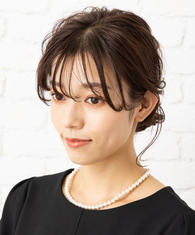 エメ マグネット式6.5mm貝パールネックレス ホワイト/6.5mm玉・41cm エメ マグネット式6.5mm貝パールネックレス ホワイト/6.5mm玉・41cm