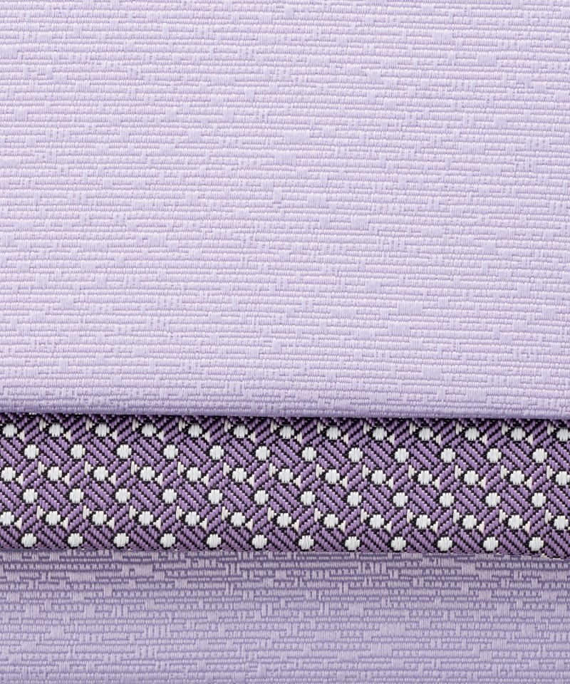 西陣織切り替えデザイン袱紗　ライラック
