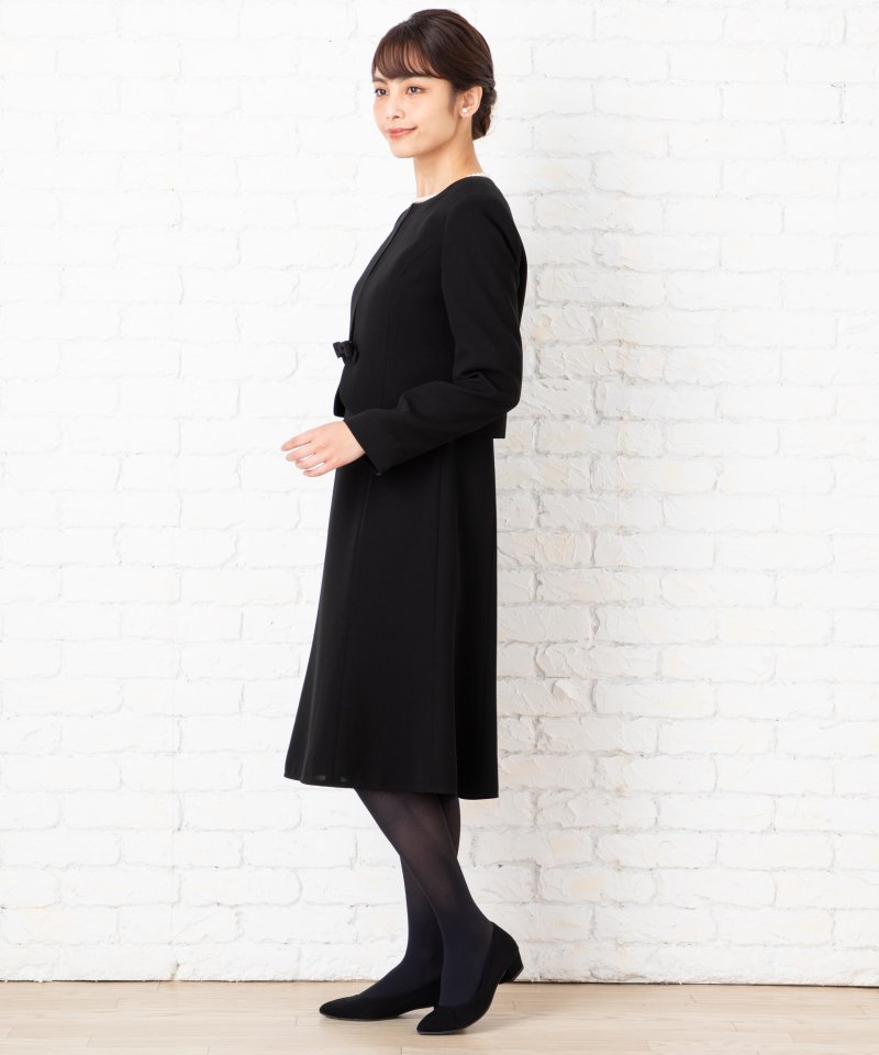 カレット【8点セット】ノーカラージャケット&ワンピーススーツ/S(7号)