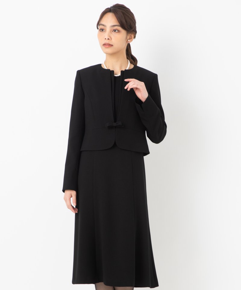 カレット【8点セット】二重衿ジャケット&前ファスナーワンピース/S(7号)