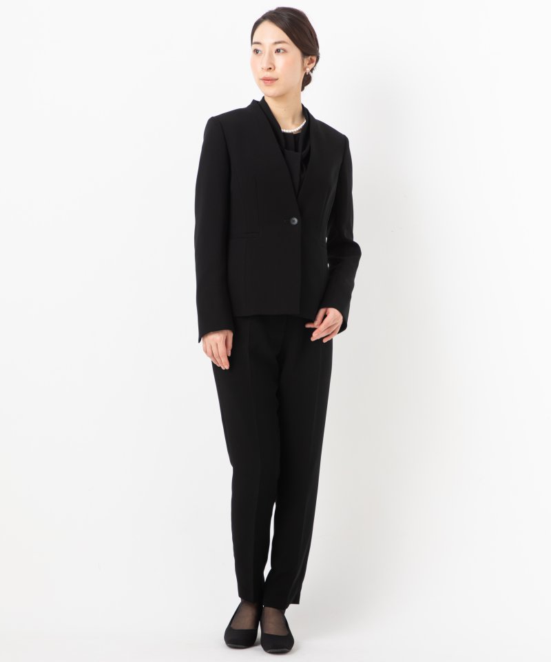ブラックフォーマルセットアップパンツ/M(9号)