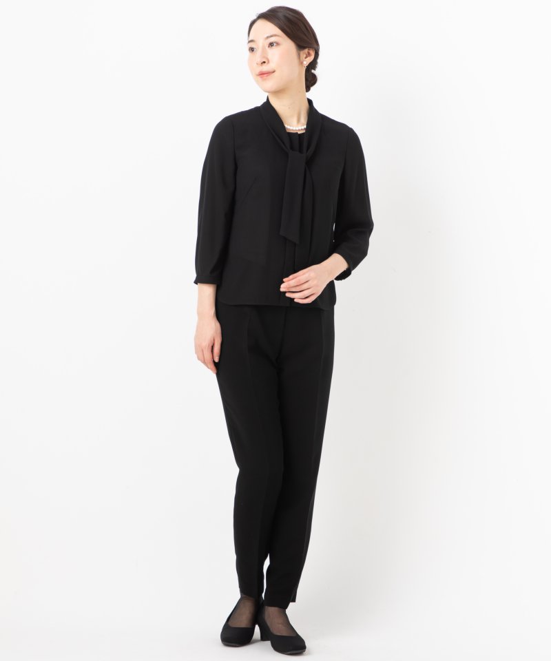 ブラックフォーマルセットアップパンツ/M(9号)