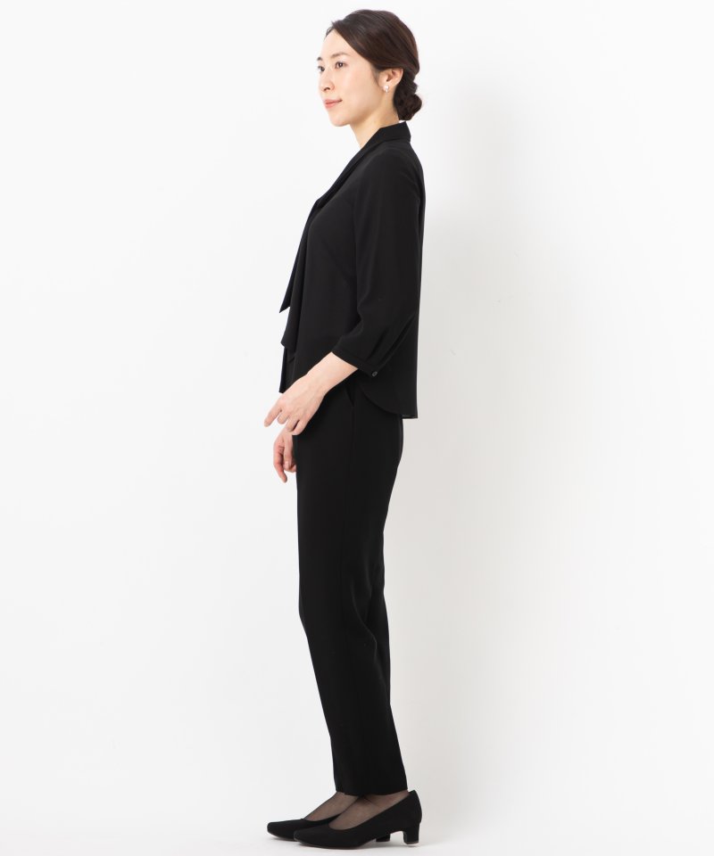 ブラックフォーマルセットアップパンツ/M(9号)