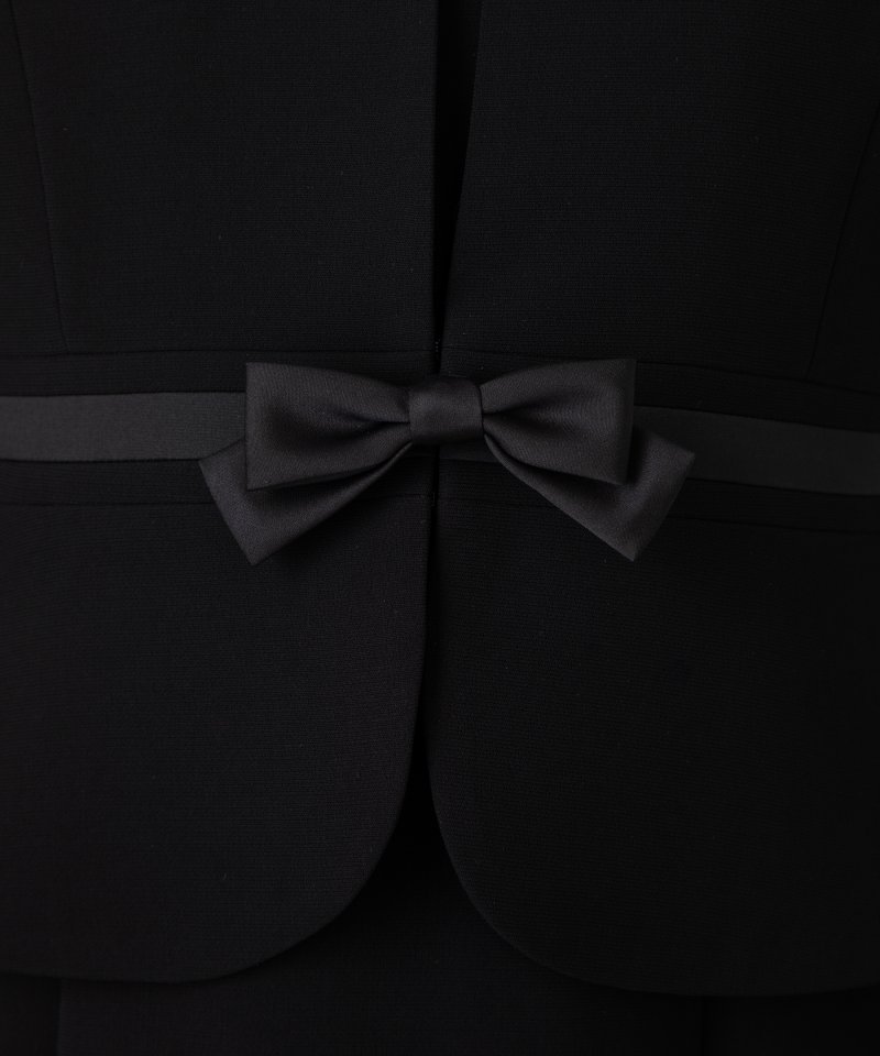 エメ　リボンブローチ付マーメイドフレアアンサンブル/M(9号)