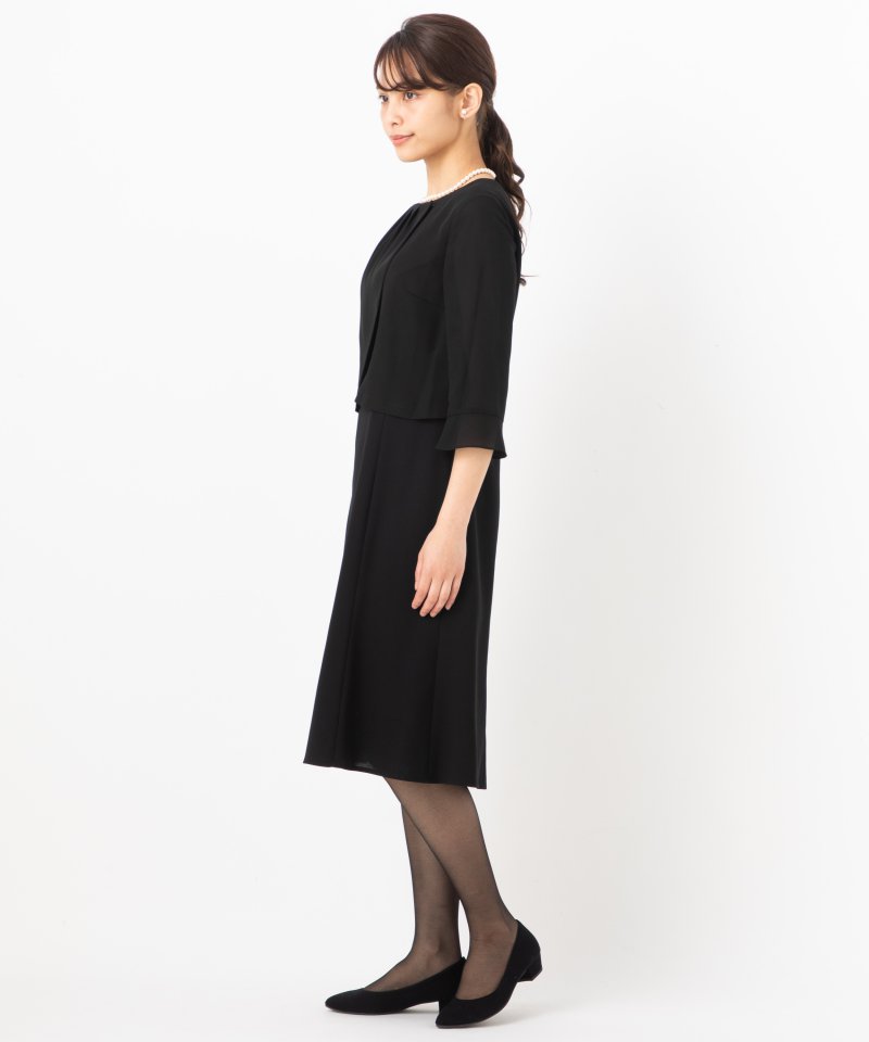 カレット テーラードジャケットブラックフォーマル/M(9号)