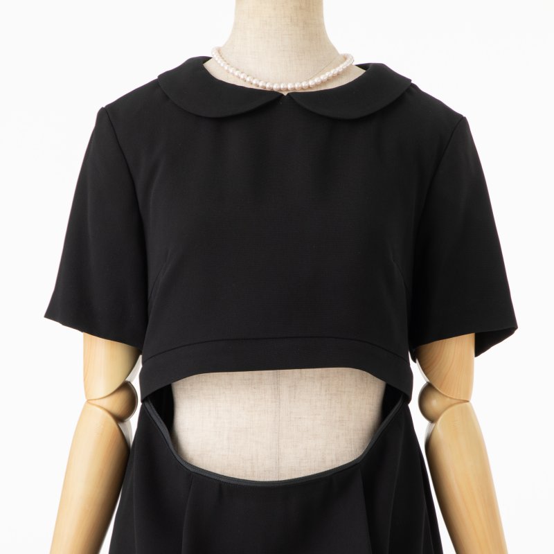 【授乳・マタニティ】ブラックフォーマルアンサンブル/M