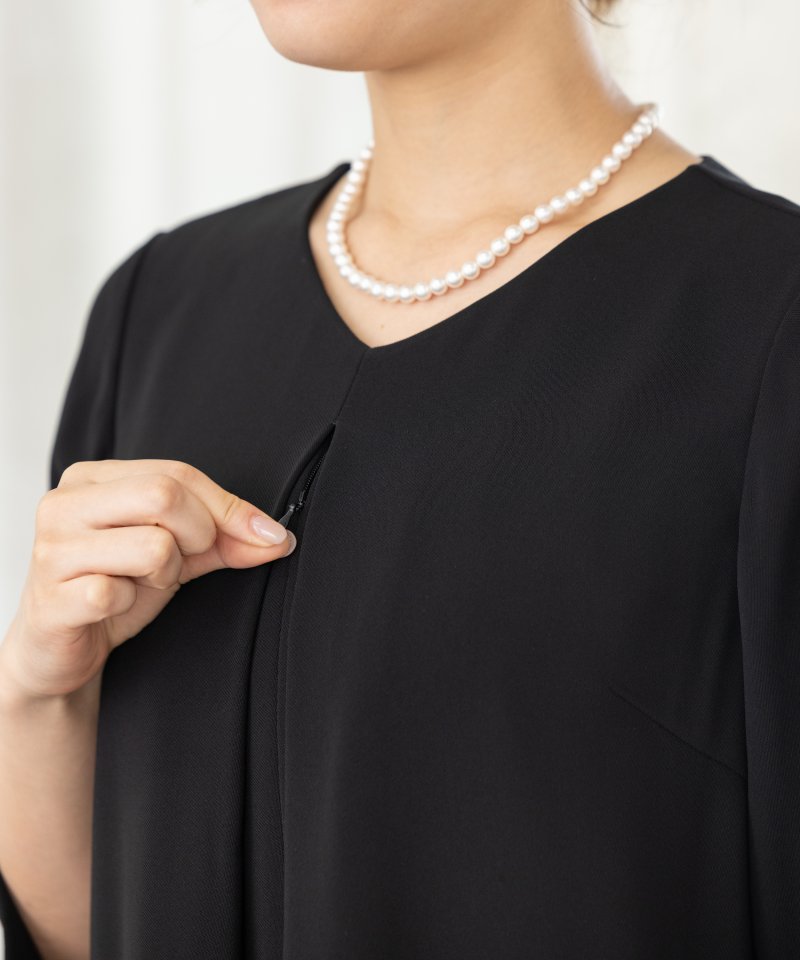 【授乳・マタニティ】フロントタックフレアーワンピース/3L(15号)