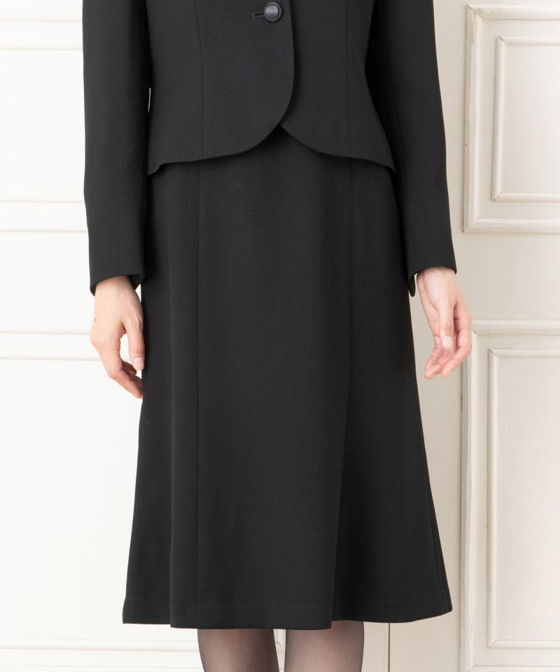 Vネックジャケット&フレアワンピース/M(9号)