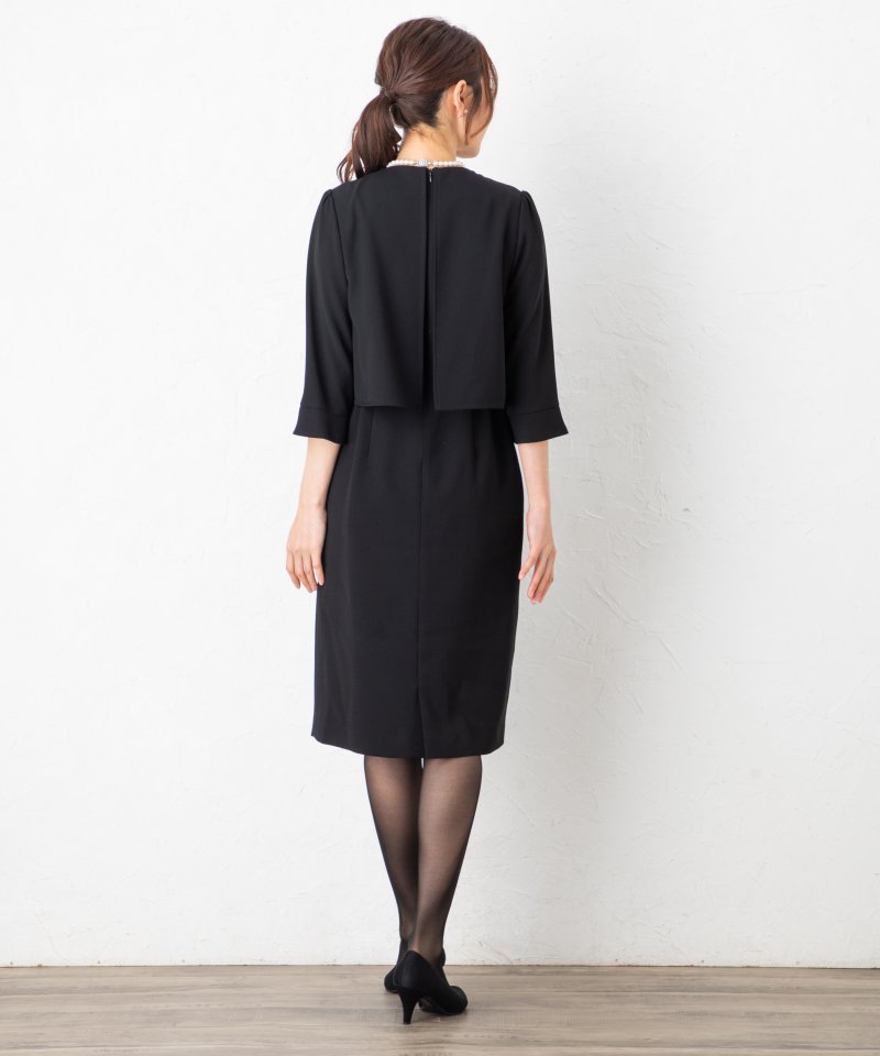 カレット　セットアップ風コクーンシルエットワンピース/LL(13号)