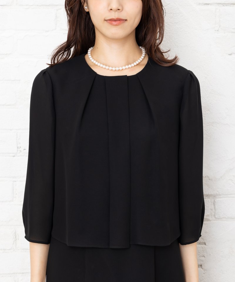 2ピース風ブラウスロングワンピース/4L(17号)