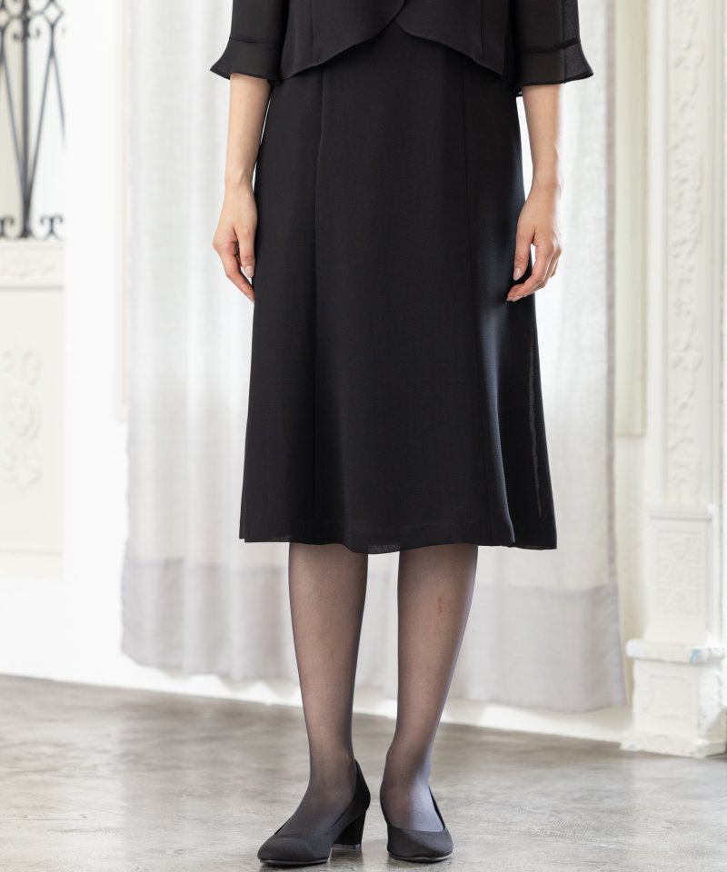 ラッフルフリルトリックワンピース/M(9号)