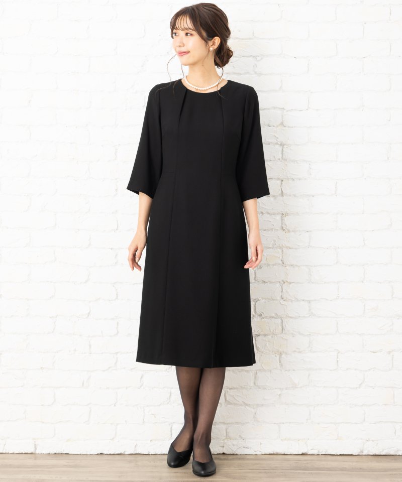 ソリテール　ロールカラージャケット&シンプルワンピースアンサンブル/3L(15号)