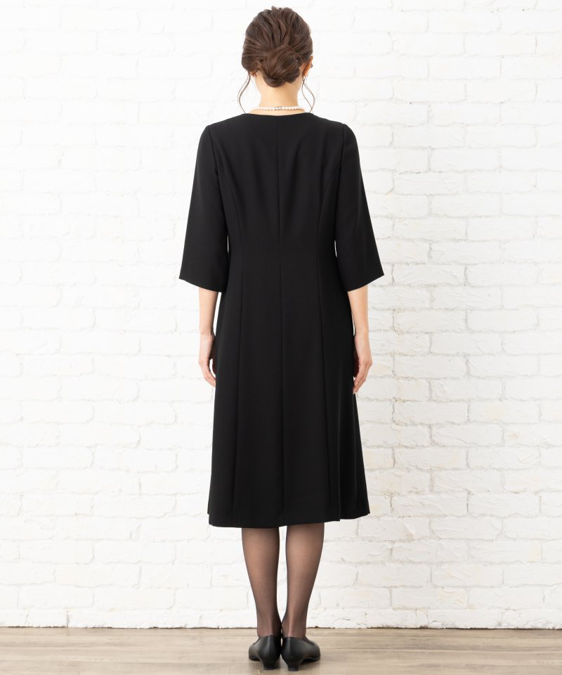 ソリテール　ロールカラージャケット&シンプルワンピースアンサンブル/3L(15号)