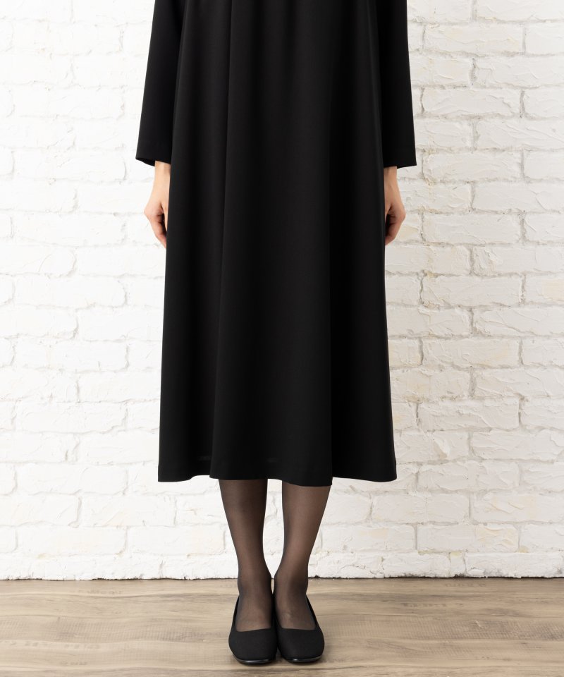 エメ ラグランスリーブテントラインブラックワンピース/L(11号) エメ ラグランスリーブテントラインブラックワンピース/L(11号)