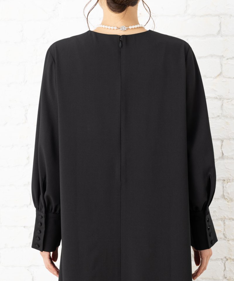 ナノユニバース　ヘムフレアロングワンピース/M(9号)