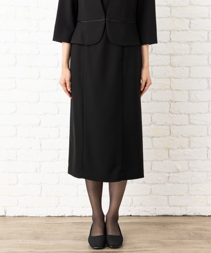 【トールサイズ】ロング丈アンサンブル風Iラインシルエットワンピース/4Lゆったり(19号)