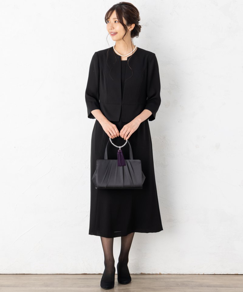 キーネックカラーロングワンピース/4L(17号)