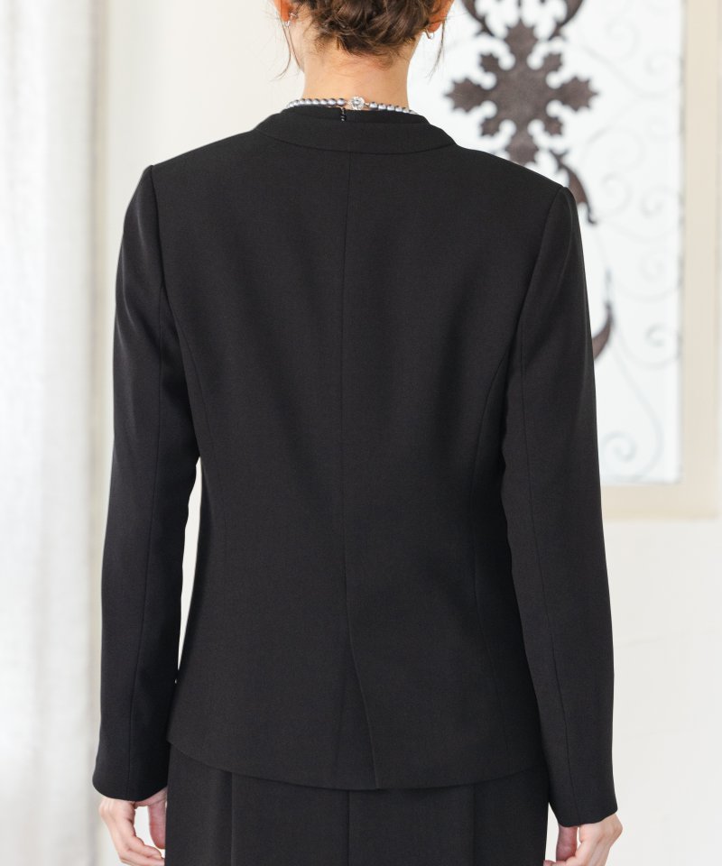 エメ　シンプルVネックジャケット&ラグランスリーブマーメイドワンピース/M(9号)