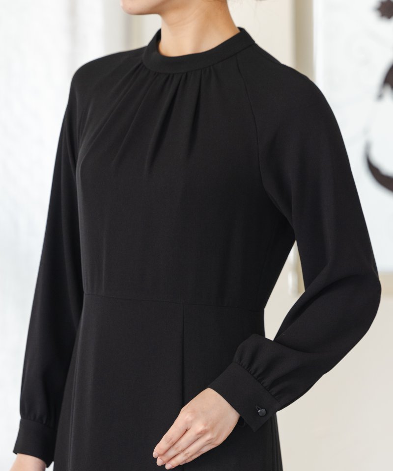 エメ　シンプルVネックジャケット&ラグランスリーブマーメイドワンピース/M(9号)