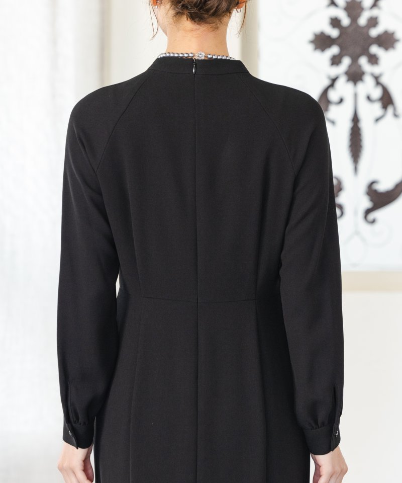 エメ　シンプルVネックジャケット&ラグランスリーブマーメイドワンピース/M(9号)