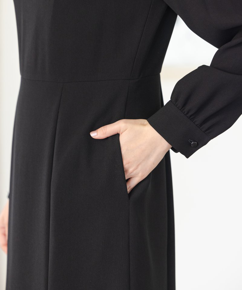 エメ　シンプルVネックジャケット&ラグランスリーブマーメイドワンピース/M(9号)