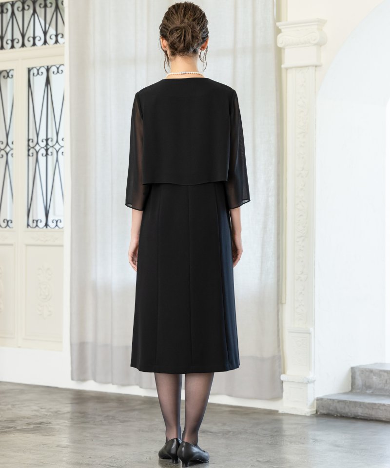 平二重前フリルラインワンピース/M(9号) 平二重前フリルラインワンピース/M(9号)