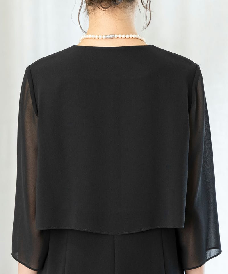 平二重前フリルラインワンピース/M(9号) 平二重前フリルラインワンピース/M(9号)