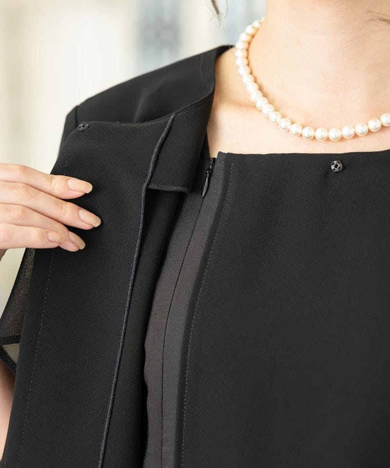 平二重前フリルラインワンピース/M(9号) 平二重前フリルラインワンピース/M(9号)