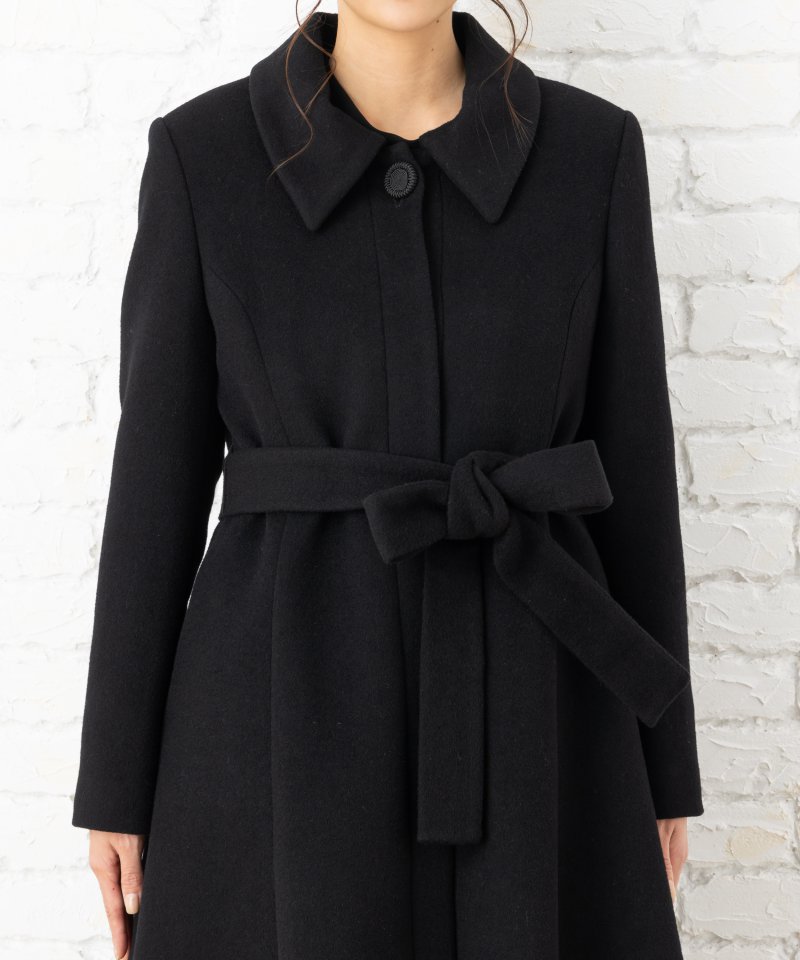 ルイルエブティック 【冬用】ステンカラーフレアーロングコート/L ルイルエブティック 【冬用】ステンカラーフレアーロングコート/L