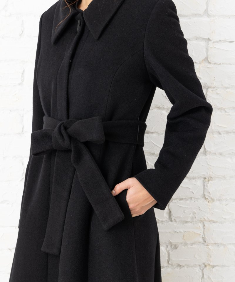 ルイルエブティック 【冬用】ステンカラーフレアーロングコート/L ルイルエブティック 【冬用】ステンカラーフレアーロングコート/L