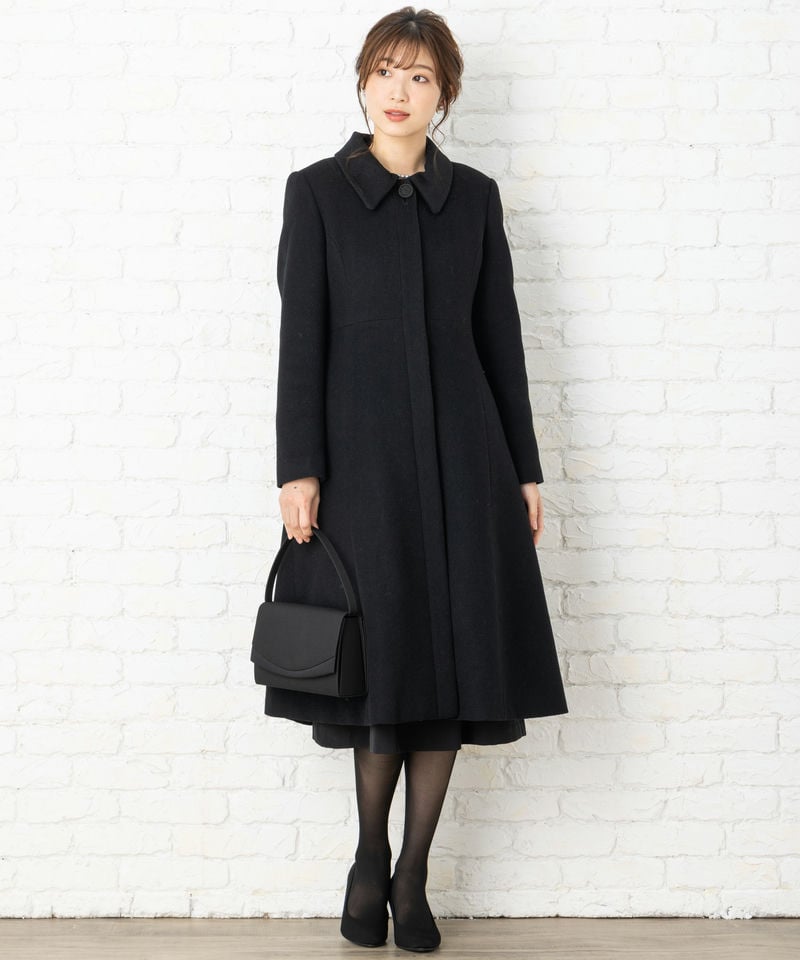 ルイルエブティック Aラインウールロングコート/M ルイルエブティック Aラインウールロングコート/M