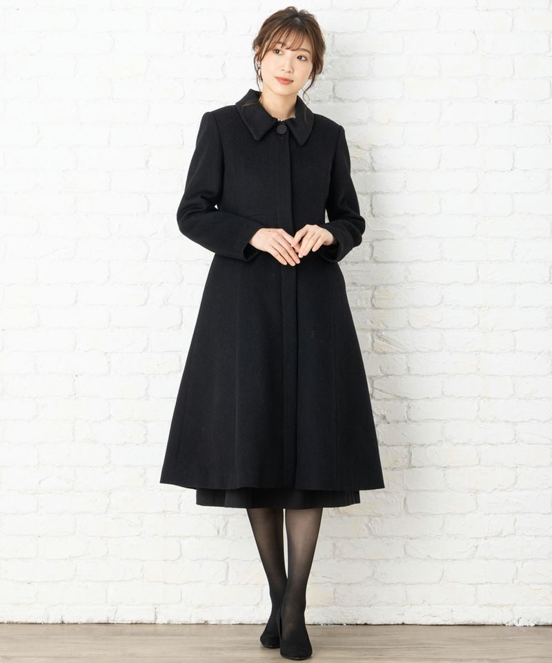 ルイルエブティック Aラインウールロングコート/M ルイルエブティック Aラインウールロングコート/M