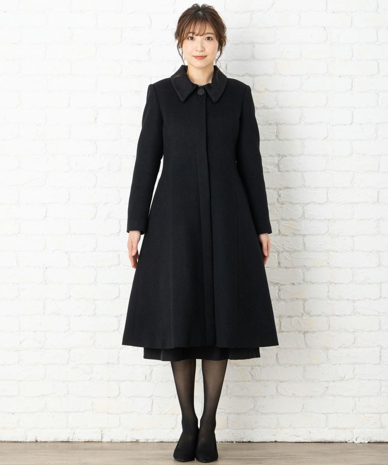 ルイルエブティック Aラインウールロングコート/M ルイルエブティック Aラインウールロングコート/M