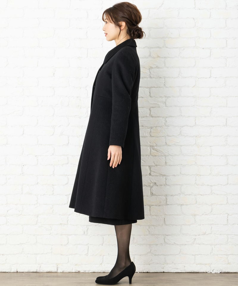 ルイルエブティック Aラインウールロングコート/M ルイルエブティック Aラインウールロングコート/M