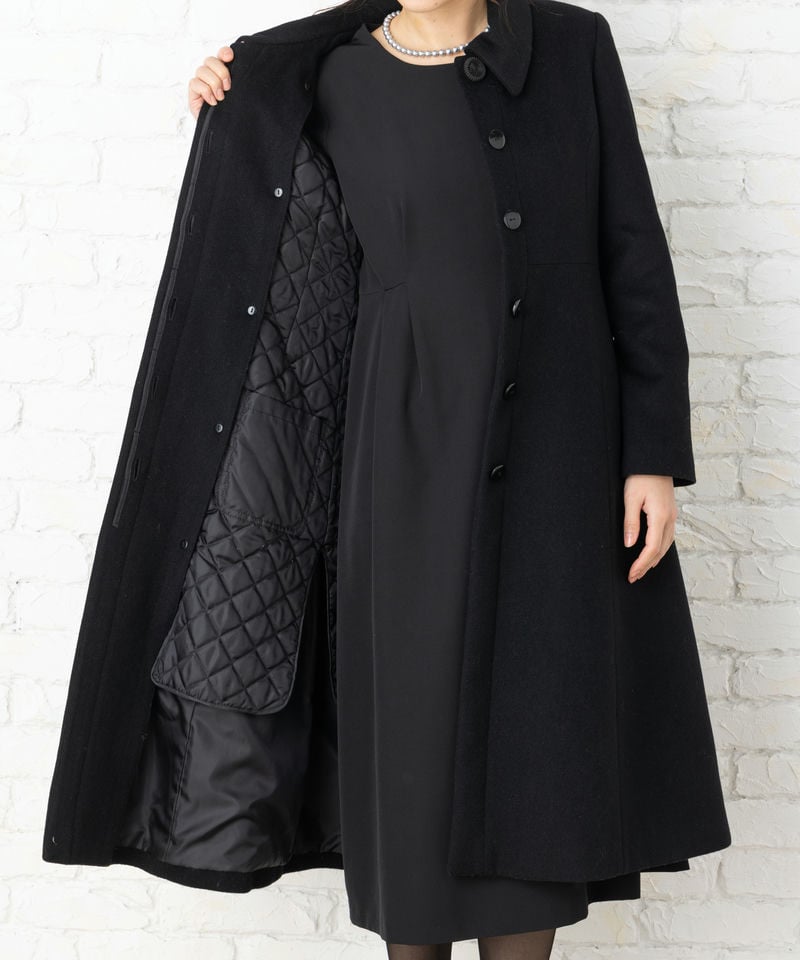 ルイルエブティック Aラインウールロングコート/M ルイルエブティック Aラインウールロングコート/M