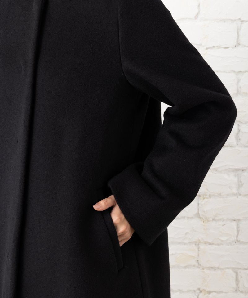 グリーンレーベルリラクシング アンゴラカシミヤ混・ビーバーノーカラーコート/3L(15号) グリーンレーベルリラクシング アンゴラカシミヤ混・ビーバーノーカラーコート/3L(15号)