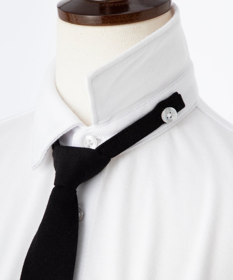 コムサイズム【キッズ】ネクタイ付半袖シャツ&フォーマルパンツセットアップ/130㎝