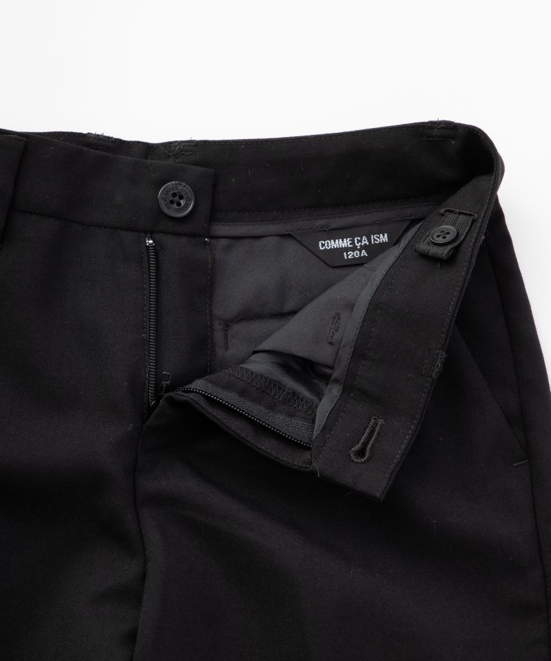 コムサイズム【キッズ】ネクタイ付半袖シャツ&フォーマルパンツセットアップ/130㎝