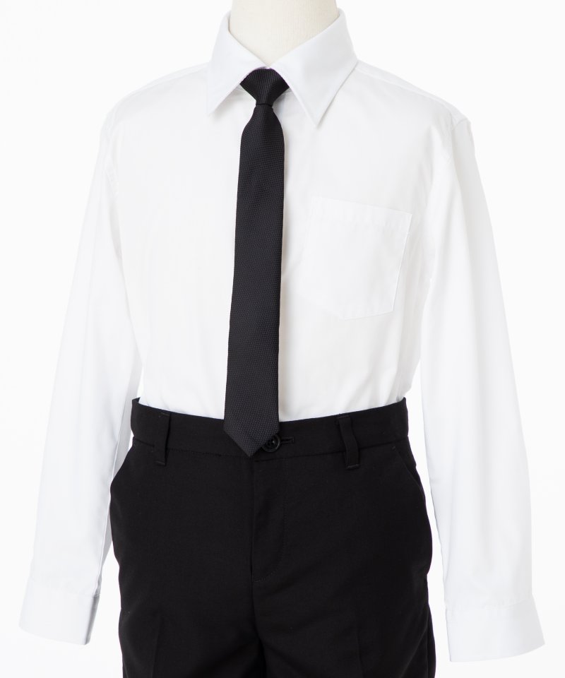 コムサイズム【キッズ】ブラックフォーマルロングパンツスーツ/160㎝