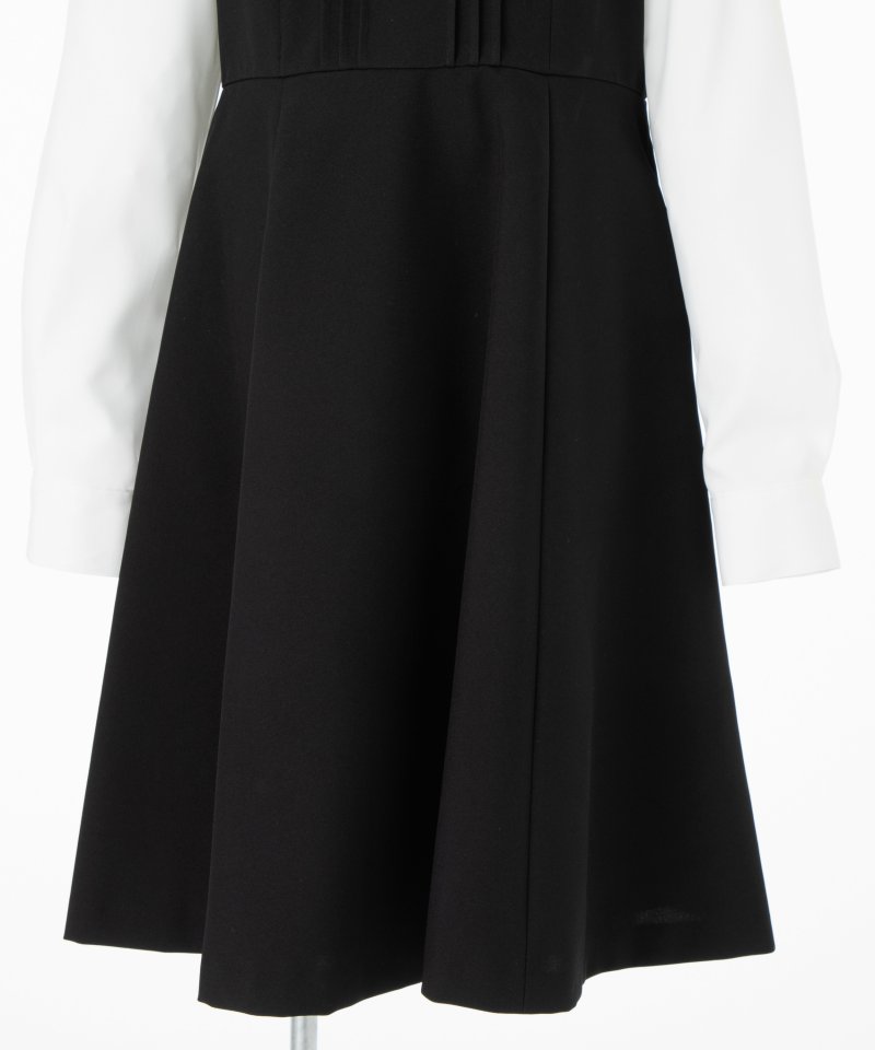 ショパン【キッズ】リボン付きブラウス&ピンタックAラインワンピース/150㎝ ショパン【キッズ】リボン付きブラウス&ピンタックAラインワンピース/150㎝